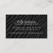 Stijlvolle Mode Designer Visitekaartjes (Achterkant)