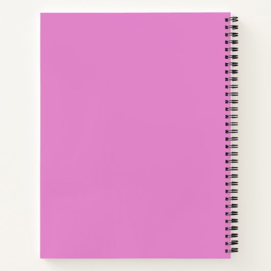 Stijlvolle Mode Roze Rok Bloemen Vrouw Journal Notitieboek (Achterkant)