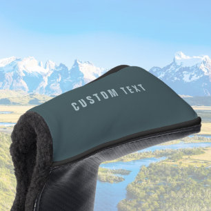 Stijlvolle modern ogende naam Blauwgrijs Golfheadcover