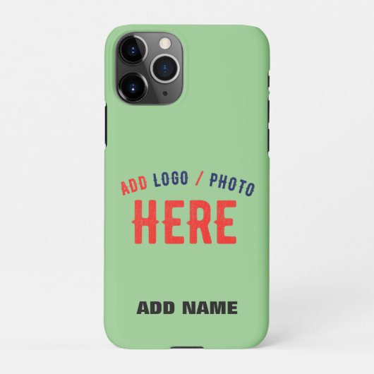 STIJLVOLLE MODERNE AANGEPASTE MUNT GROEN GEVERIFIE iPhone HOESJE (Achterkant)
