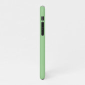 STIJLVOLLE MODERNE AANGEPASTE MUNT GROEN GEVERIFIE iPhone HOESJE (Linkerkant)