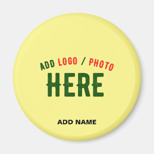 STIJLVOLLE MODERNE AANGEPASTE PASTEL GEEL GEVERIFI MAGNEET