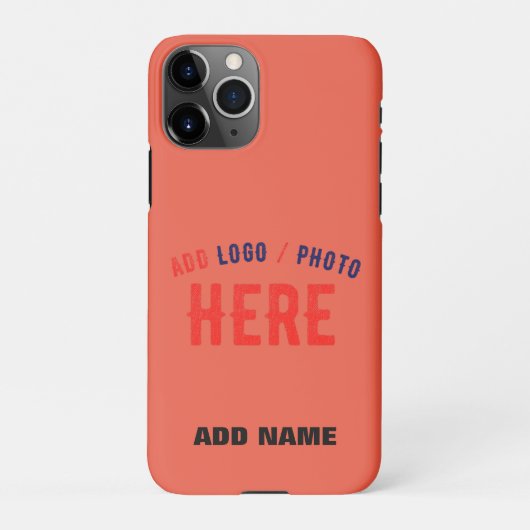 STIJLVOLLE MODERNE AANGEPASTE TOMATENROOD GEVERIFI iPhone HOESJE (Achterkant)