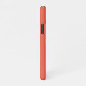 STIJLVOLLE MODERNE AANGEPASTE TOMATENROOD GEVERIFI iPhone HOESJE (Rechterkant)