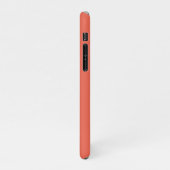 STIJLVOLLE MODERNE AANGEPASTE TOMATENROOD GEVERIFI iPhone HOESJE (Linkerkant)