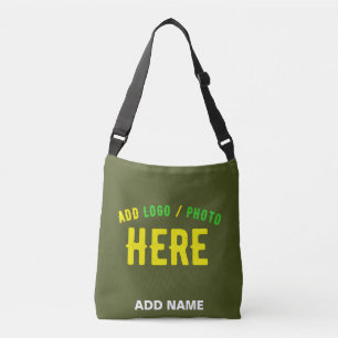 STIJLVOLLE MODERNE CUSTOM ARMY GROEN GEVERIFIEERD CROSSBODY TAS