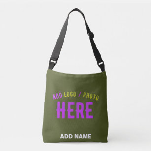STIJLVOLLE MODERNE CUSTOM ARMY GROEN GEVERIFIEERD CROSSBODY TAS