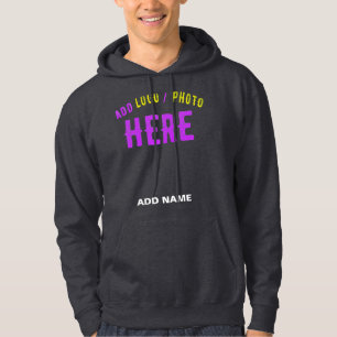 STIJLVOLLE MODERNE CUSTOM DONKERGRIJS GEVERIFIEERD HOODIE