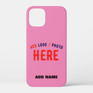 STIJLVOLLE MODERNE CUSTOM HOT PINK GEVERIFIEERD BR iPhone 12 MINI HOESJE