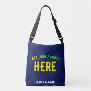 STIJLVOLLE MODERNE CUSTOM NAVY BLUE GEVERIFIEERD B CROSSBODY TAS