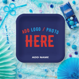 STIJLVOLLE MODERNE CUSTOM NAVY BLUE GEVERIFIEERD B PAPIEREN BORDJE