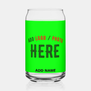 STIJLVOLLE MODERNE CUSTOM NEON GROEN GEVERIFIEERD BLIKVORM GLAS