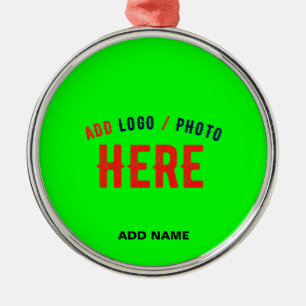 STIJLVOLLE MODERNE CUSTOM NEON GROEN GEVERIFIEERD METALEN ORNAMENT