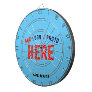 STIJLVOLLE MODERNE CUSTOM SWAG SKY BLUE GEVERIFIEE DARTBORD