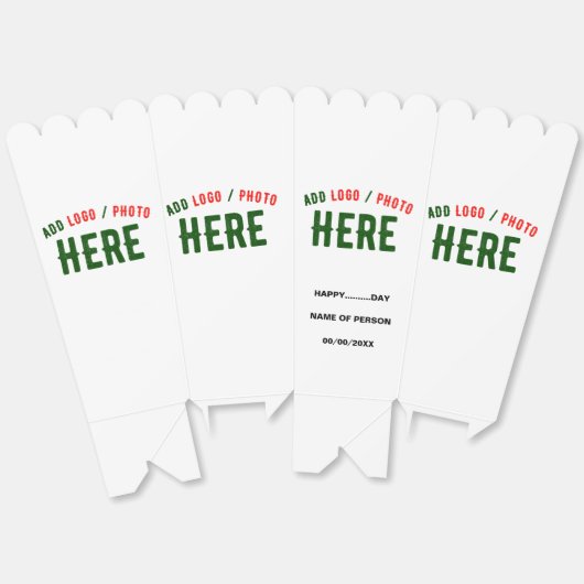 STIJLVOLLE MODERNE CUSTOM WIT GEVERIFIEERD MERK PO BEDANKDOOSJES (Ongevouwen)