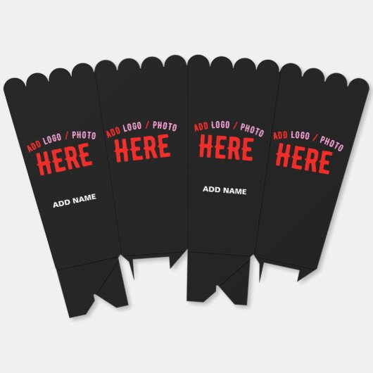 STIJLVOLLE MODERNE CUSTOM ZWART GEVERIFIEERD MERK  BEDANKDOOSJES (Ongevouwen)