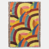 stijlvolle moderne elegante chevrons deken (Voorkant Verticaal)