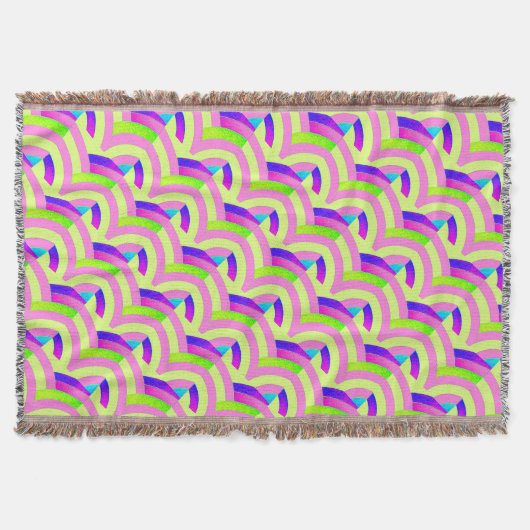 stijlvolle moderne elegante chevrons deken (Voorkant)