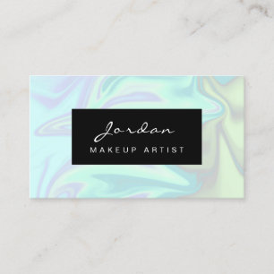 Stijlvolle, moderne, elegante grilholografische ma visitekaartje