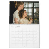 Stijlvolle, moderne fotokalender kalender (Feb 2026)