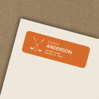 Stijlvolle Moderne Golfclubs Oranje retouradres
