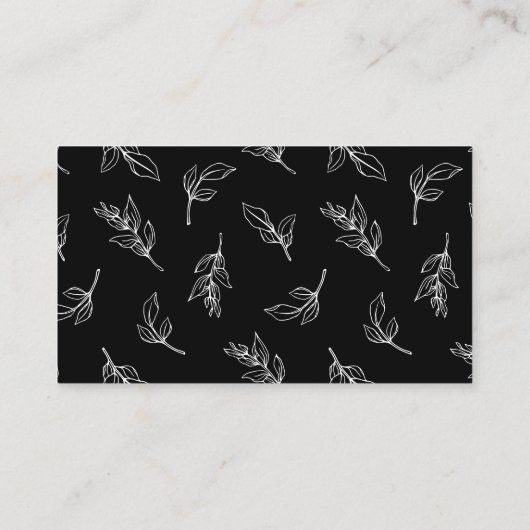 Stijlvolle moderne kalligrafie bruiloft RSVP Informatiekaartje (Achterkant)