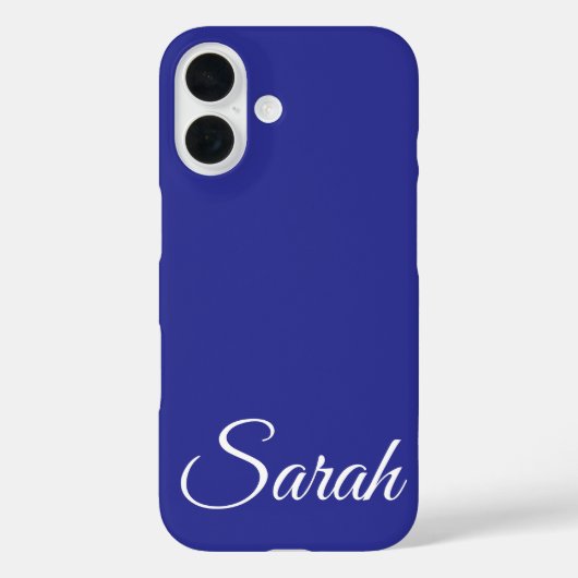 Stijlvolle moderne klassieke aangepaste naam donke Case-Mate iPhone case (Achterkant)