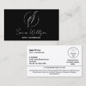 Stijlvolle Moderne Mobiele Notaris & Lening Signin Visitekaartje (Voorkant / Achterkant)