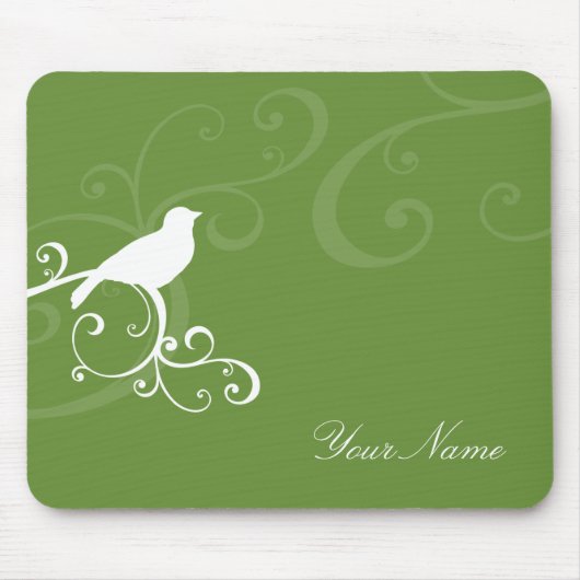 STIJLVOLLE MODERNE MOUSEPAD :: Whimsicalbird 2 Muismat (Voorkant)