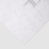 Stijlvolle Moderne Naam & Monogram Tissuepapier (Detail)