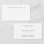 Stijlvolle, moderne professionele Sjabloon elegant Visitekaartje (Voorkant / Achterkant)