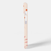 Stijlvolle moderne typografie Bloemen Case-Mate iPhone Case (Achterkant / Links)