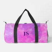 Stijlvolle Moderne Waterverf Meisjes Roze Custom Plunjezak (Voorkant)