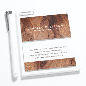 Stijlvolle moderne Wooden Carpentry-constructie Visitekaartje