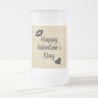 Stijlvolle mok van Valentijn op dag van het glas