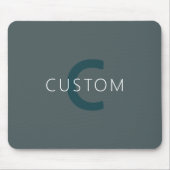 Stijlvolle  Monogram Sjabloon Muismat (Voorkant)