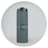 Stijlvolle  Monogram Sjabloon Thermosbeker