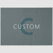 Stijlvolle  Monogram Sjabloon Tissuepapier (Voorkant)