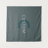 Stijlvolle  Monogram Sjabloon Wandkleed (Voorkant (horizontaal))