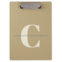 Stijlvolle monogrammen Naam Professional Gold Tan