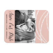 Stijlvolle mousserende lichten Foto opslaan Datum Magneet (Horizontaal)