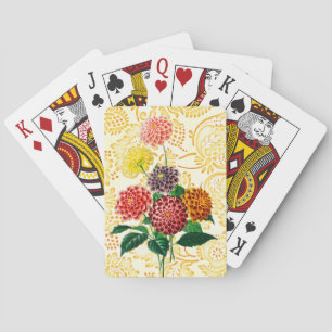 stijlvolle mum Bouquet-speelkaarten Pokerkaarten