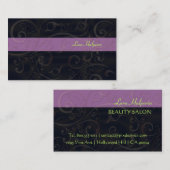 Stijlvolle Nail Salon visitekaartjes (Voorkant / Achterkant)