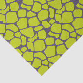 Stijlvolle Neon Paars Leopard Print Animal Skins Tissuepapier (Detail)