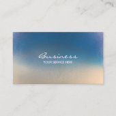 Stijlvolle Ocean Blue Soap Crystal Texture Visitekaartje (Voorkant)