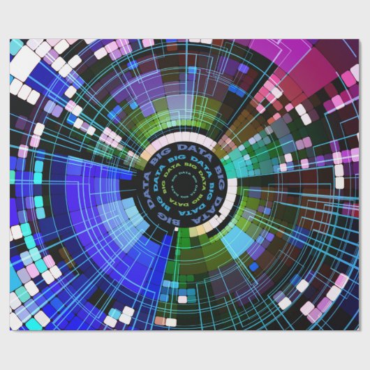 Stijlvolle online gegevensopslag via internet cadeaupapier (Vlak)