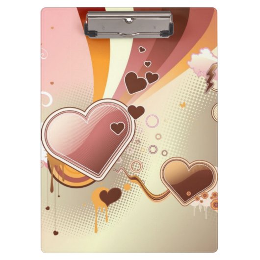 Stijlvolle ontwerpachtergrond klembord (Voorkant)