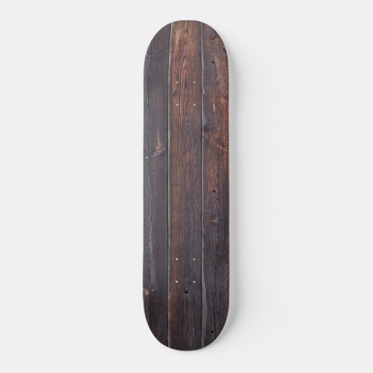 Stijlvolle oude houten korrel skateboard (Voorkant)