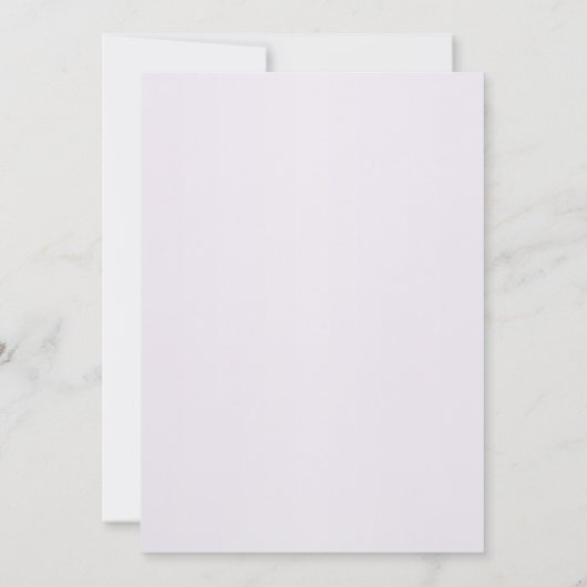 Stijlvolle paarse bloemen bruiloft uitnodiging (Achterkant)