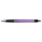 Stijlvolle Paarse Custom Monogram Naam Ballpoint P Pen (Voorkant)